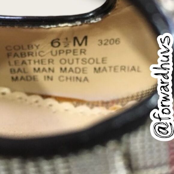 Chinese Laundry Colby Plaid Mary Jane Heels 6.5 - Picture 9 of 12